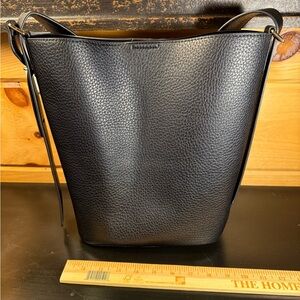 Elegant Black Bucket Bag